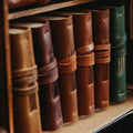 Make Your Own Leather Journal (A6), side angle