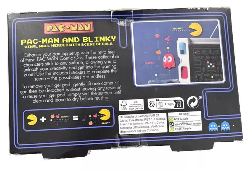 Fizz Creations Pac-Man Comic Ons, side angle