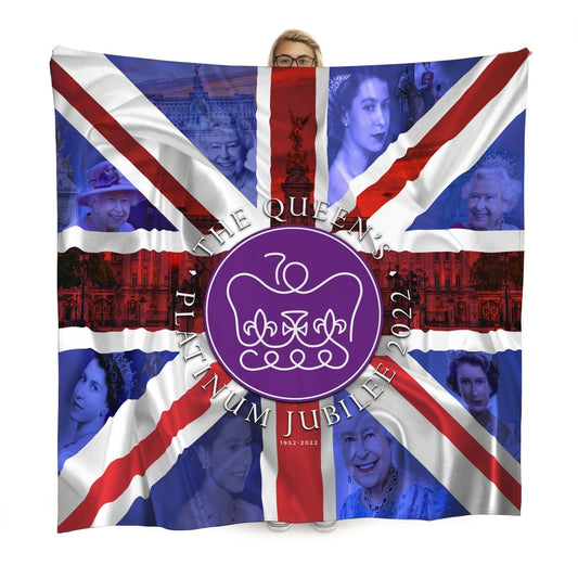 A Look Back In Time - Jubilee Fleece Blanket collectible from https://britishmade.gifts/