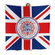 King Charles Coronation - Union Jack - Official Royal Badge - 150 x 150cm Fleece Blanket
