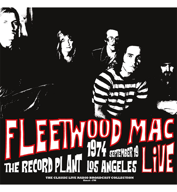 Fleetwood Mac – Live at The Record Plant 1974 (Limited Edition 12-Inch Album on 180g White/Black Splatter Vinyl)
