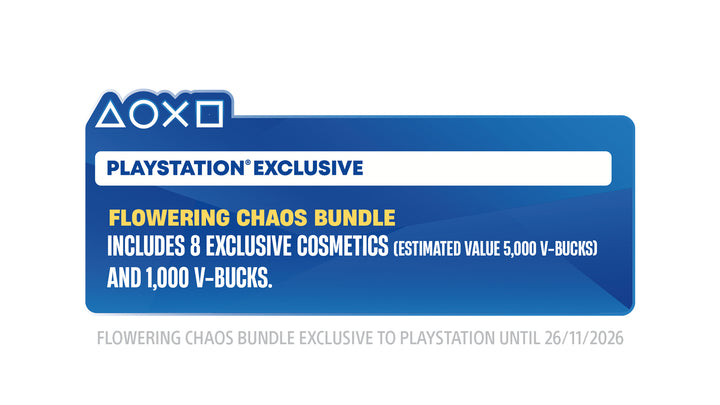 PlayStation 5 Digital Edition 825GB Fortnite Flowering Chaos Bundle