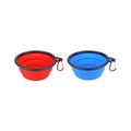 Foldable Silicone Portable Pet Bowl, side angle