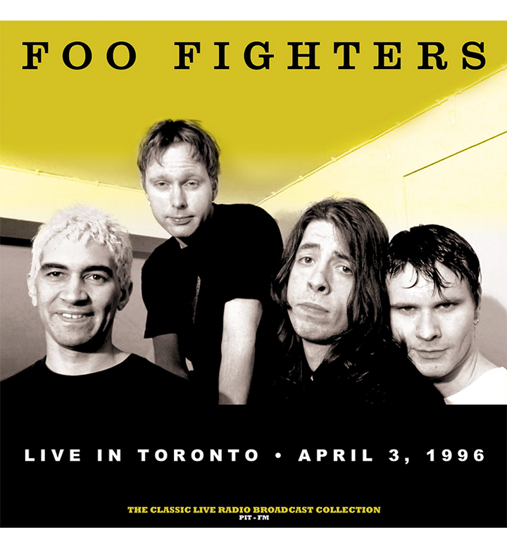 Foo Fighters – Live in Toronto, 1996 (Limited Edition 12-Inch Album on 180g Yellow Marble Vinyl)