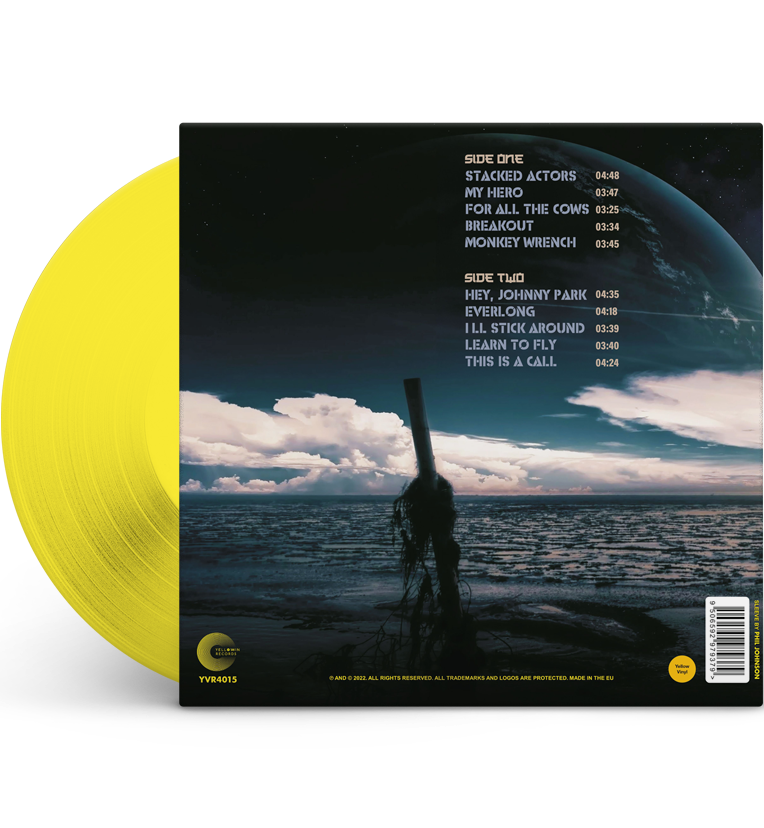 Foo Fighters – Heroes: Live in Stockholm, 1999 (Special Edition 12-Inch Album on Yellow Vinyl), close-up detail