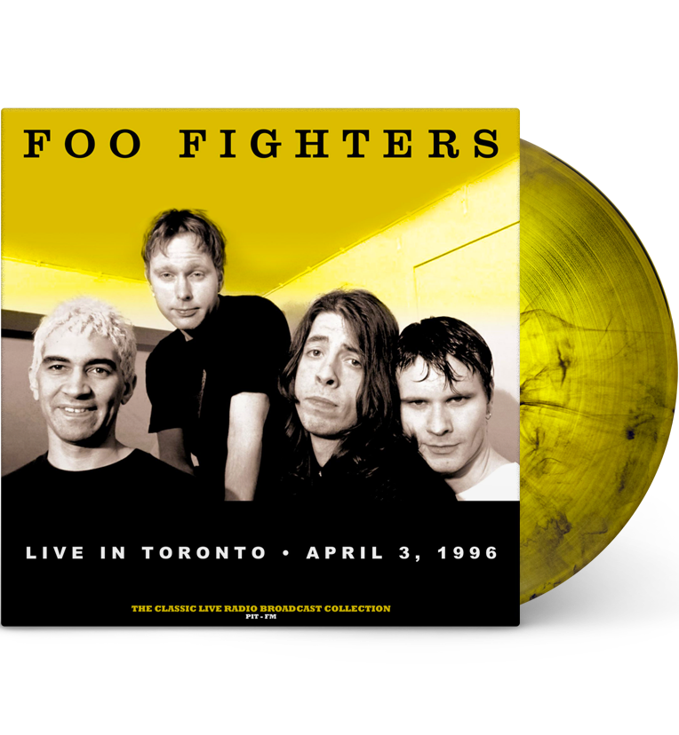 Foo Fighters – Live in Toronto, 1996 (Limited Edition 12-Inch Album on 180g Yellow Marble Vinyl) collectible from Coda Rec...