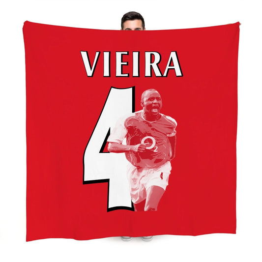 The Gooners Vieira 4 - Fleece 150cm X 150cm collectible from https://britishmade.gifts/