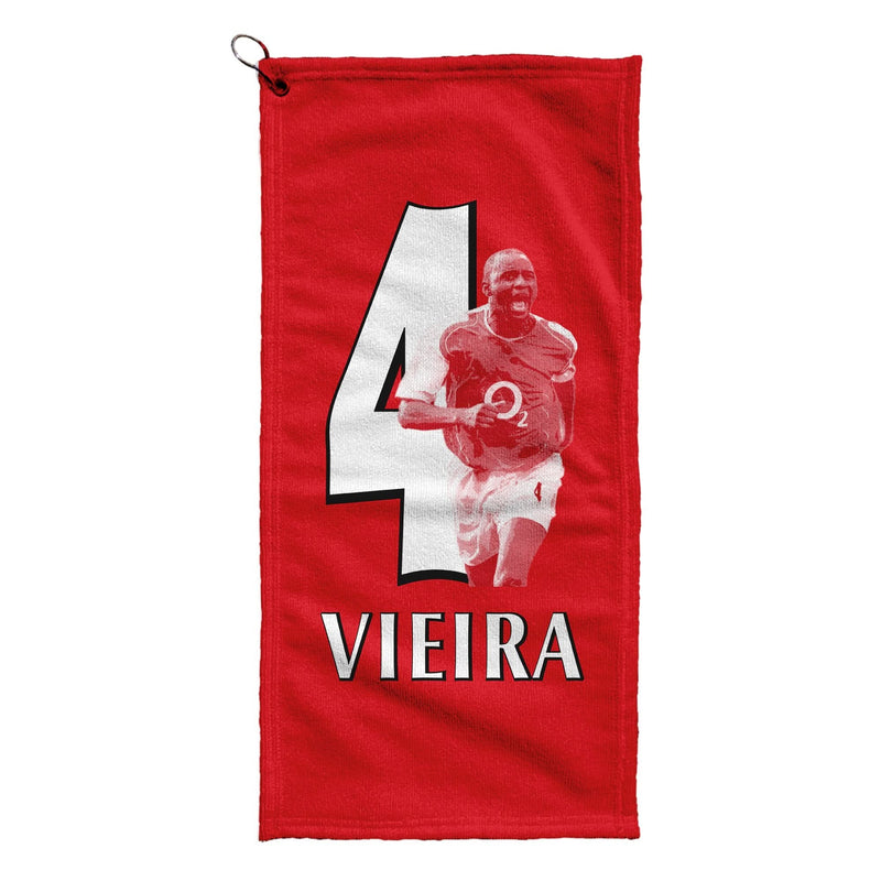 The Gooners Vieria 4 - Football Legends - Golf Towel collectible from https://britishmade.gifts/