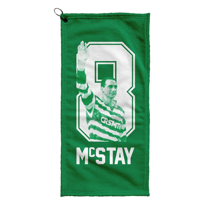 Celtic McStay 8 - Football Legends - Golf Towel collectible from https://britishmade.gifts/