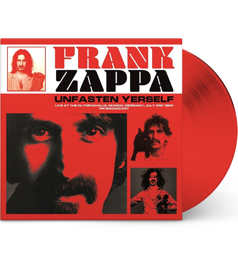 Frank Zappa – Unfasten Yerself: Live in Munich, 1980 (Limited Edition 12-Inch Album on Red Vinyl) collectible from Coda Re...