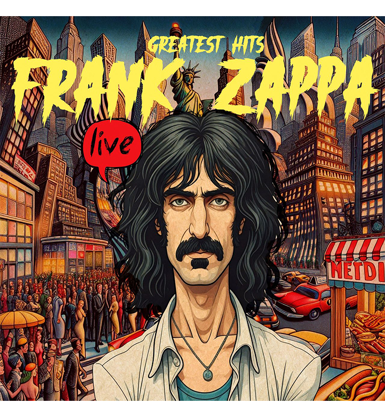 Frank Zappa – Greatest Hits Live (12-Inch Album on 180g Transparent Yellow Vinyl), side angle