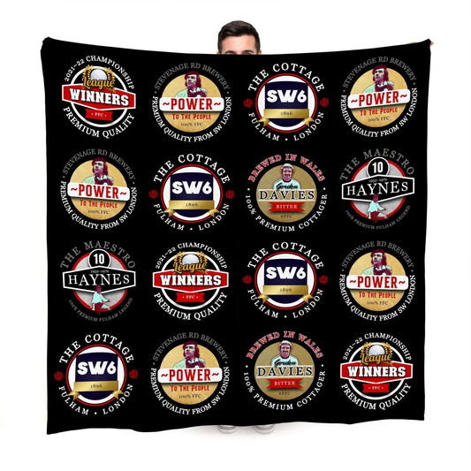 Fulham - Football Legends - Fleece collectible from https://britishmade.gifts/