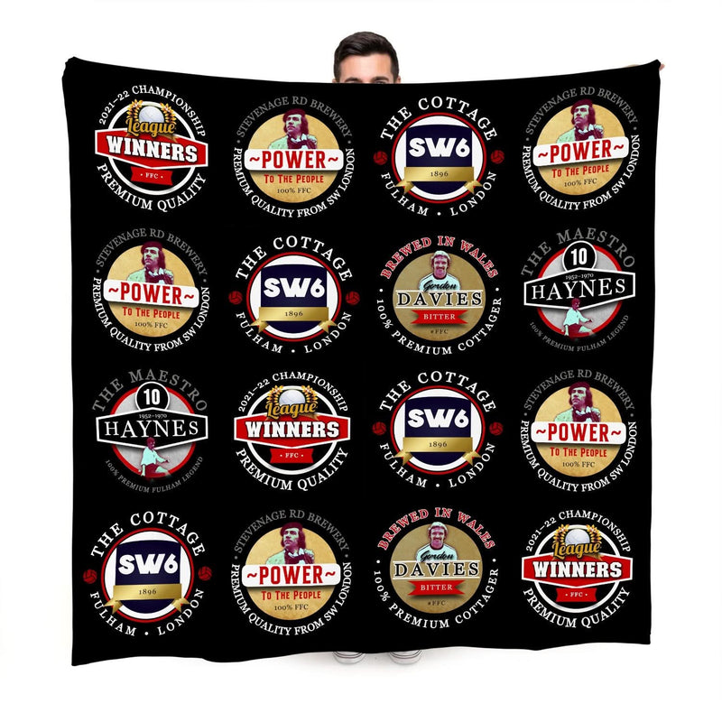 Fulham - Football Legends - Fleece collectible from https://britishmade.gifts/