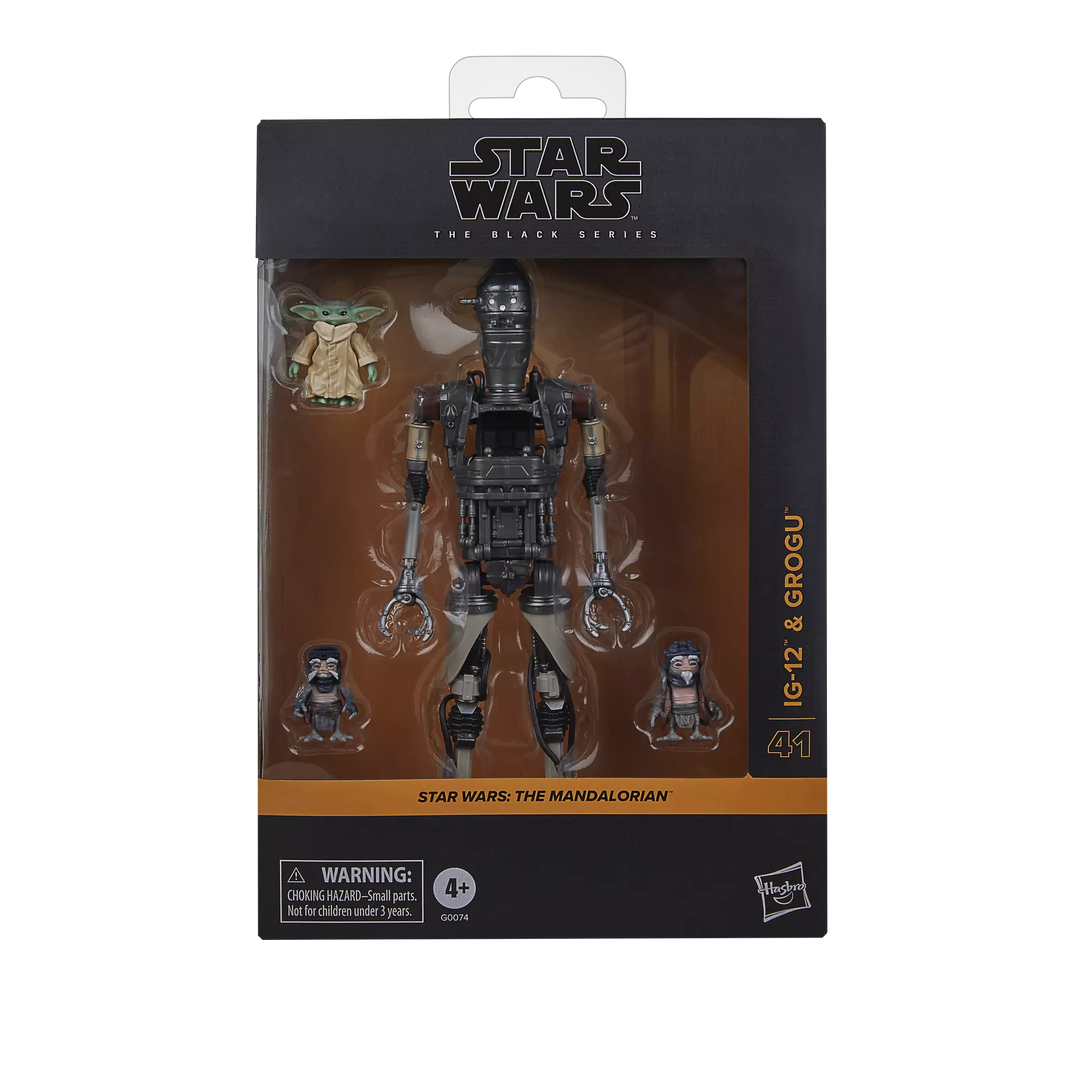 Star Wars The Black Series Deluxe IG-12 & Grogu Action Figure