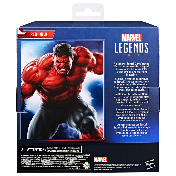 Marvel Legends Series Marvel Captain America Brave New World Red Hulk 6" Action Figure