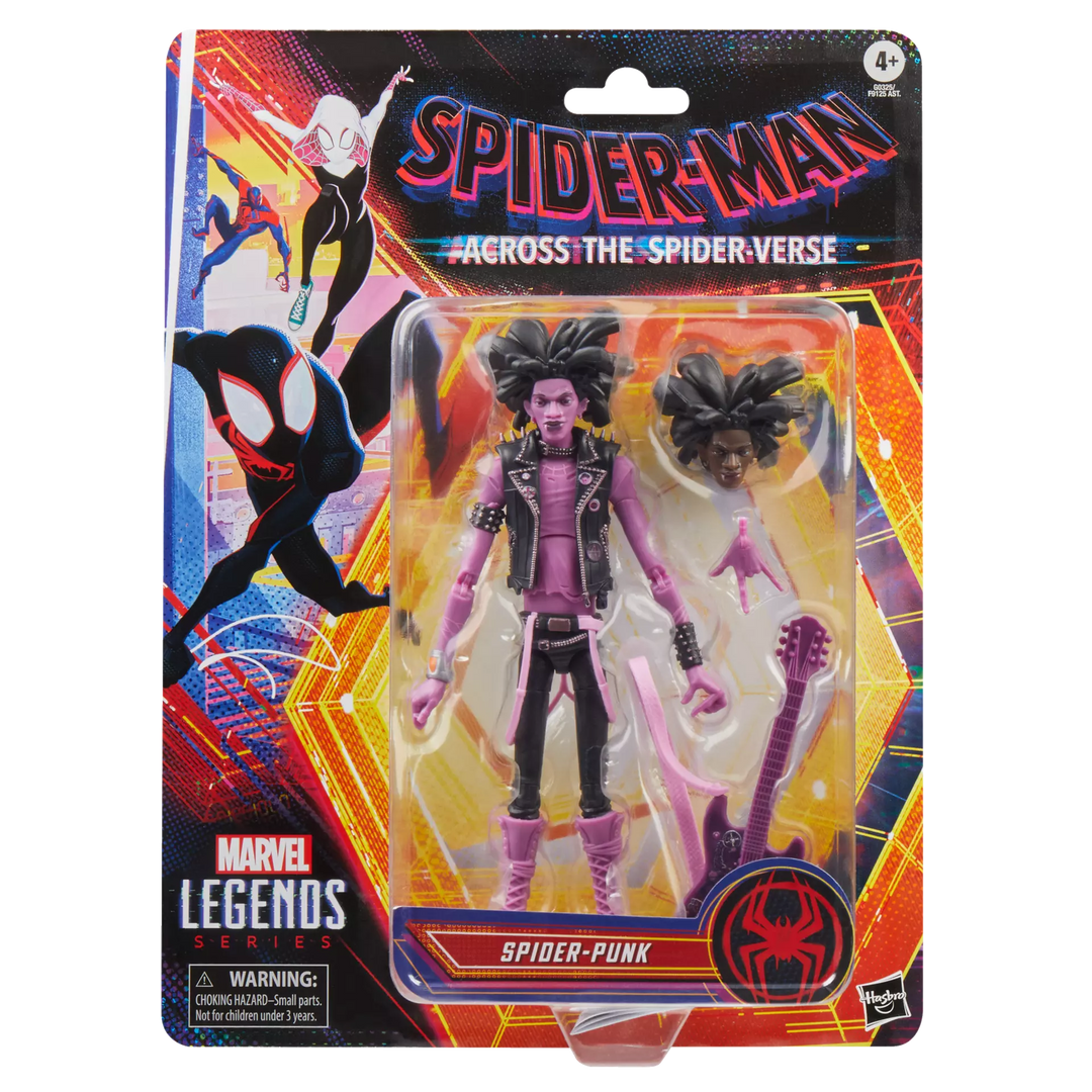 Marvel Legends Series Spider-Man Across the Spider-Verse Spider-Punk 6" Action Figure