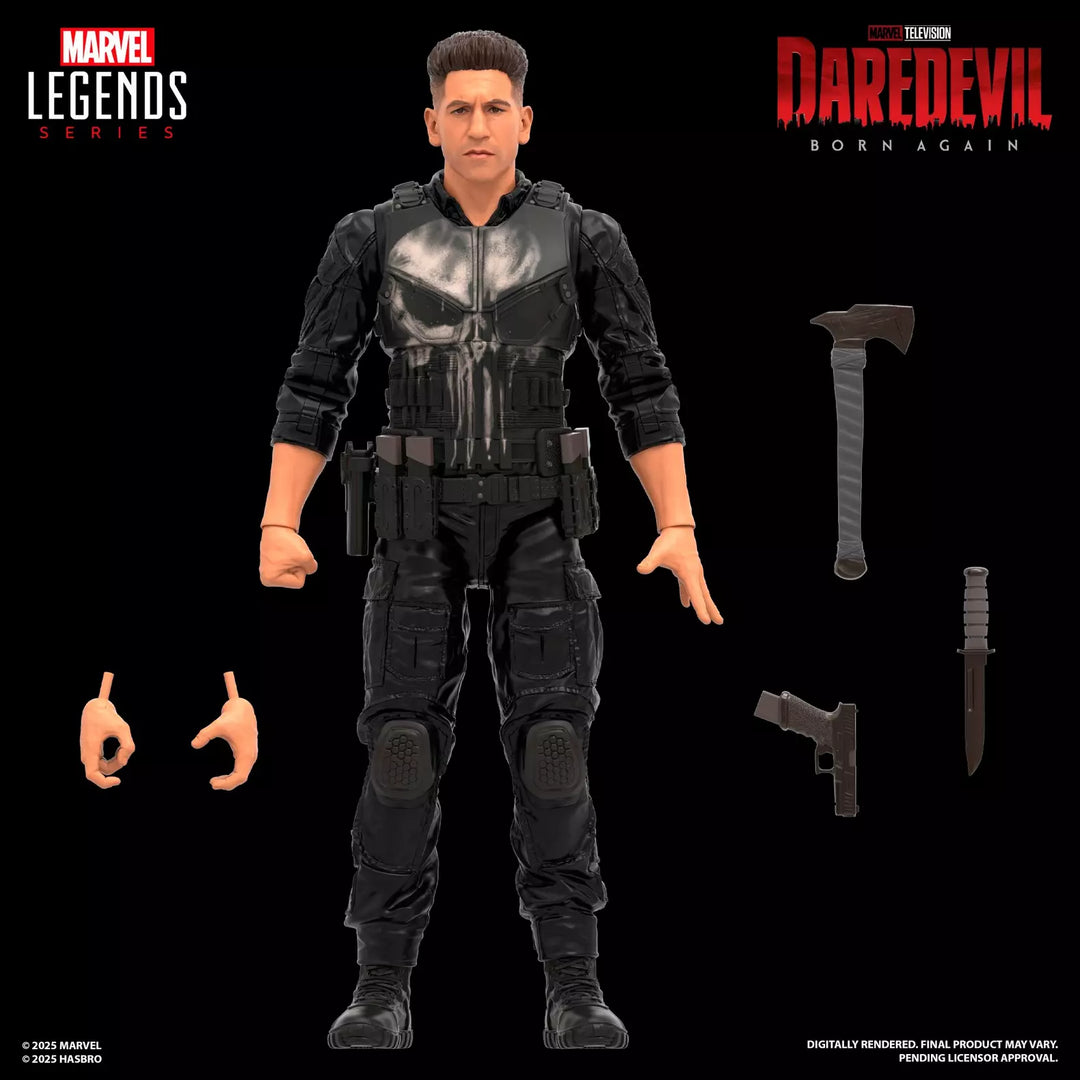 Marvel Legends Series Daredevil: Born Again Punisher 6" Action Figure