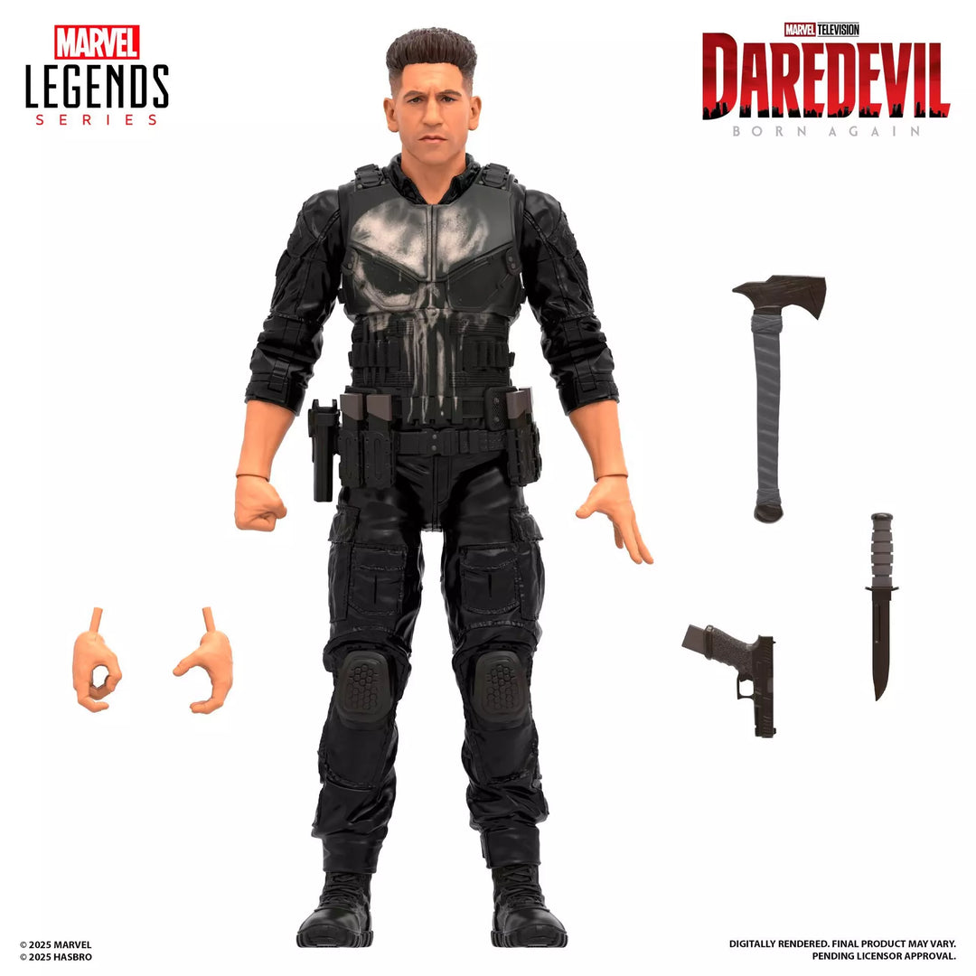Marvel Legends Series Daredevil: Born Again Punisher 6" Action Figure