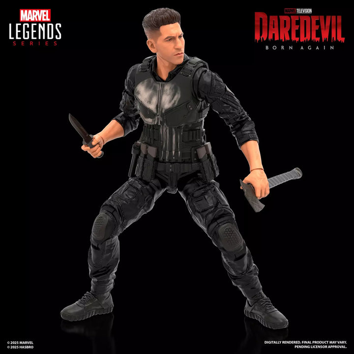 Marvel Legends Series Daredevil: Born Again Punisher 6" Action Figure