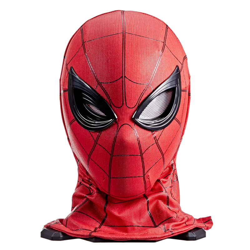 Marvel Legends Series Spider-Man Electronic Expressive Mask, showing reverse