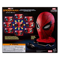 Marvel Legends Series Spider-Man Electronic Expressive Mask, showing reverse