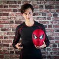 Marvel Legends Series Spider-Man Electronic Expressive Mask, side angle