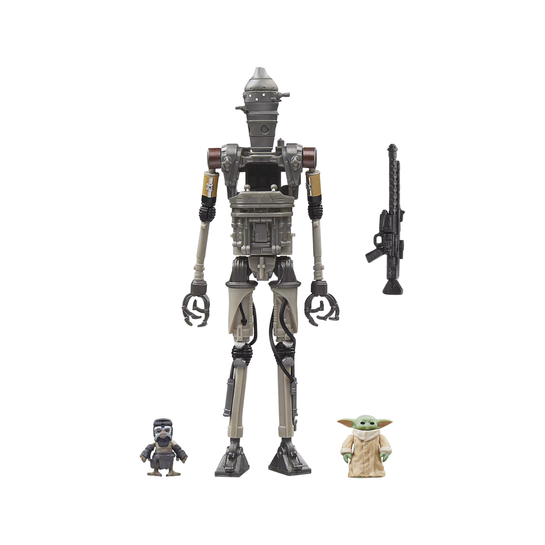 Star Wars The Vintage Collection IG-12, Grogu & Anzellan Action Figure