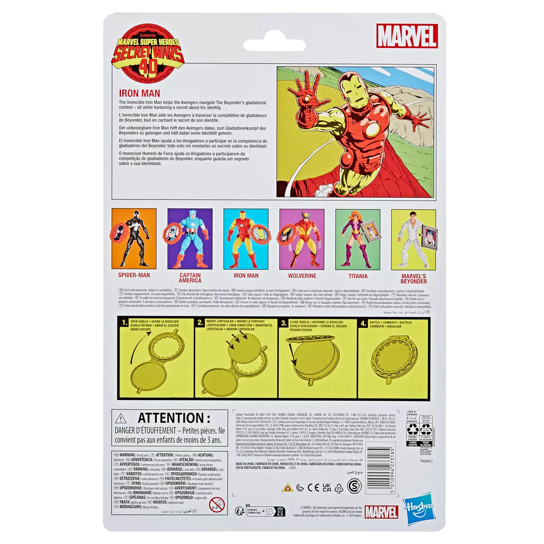 Marvel Legends Series Secret Wars Iron Man 6" Action Figure