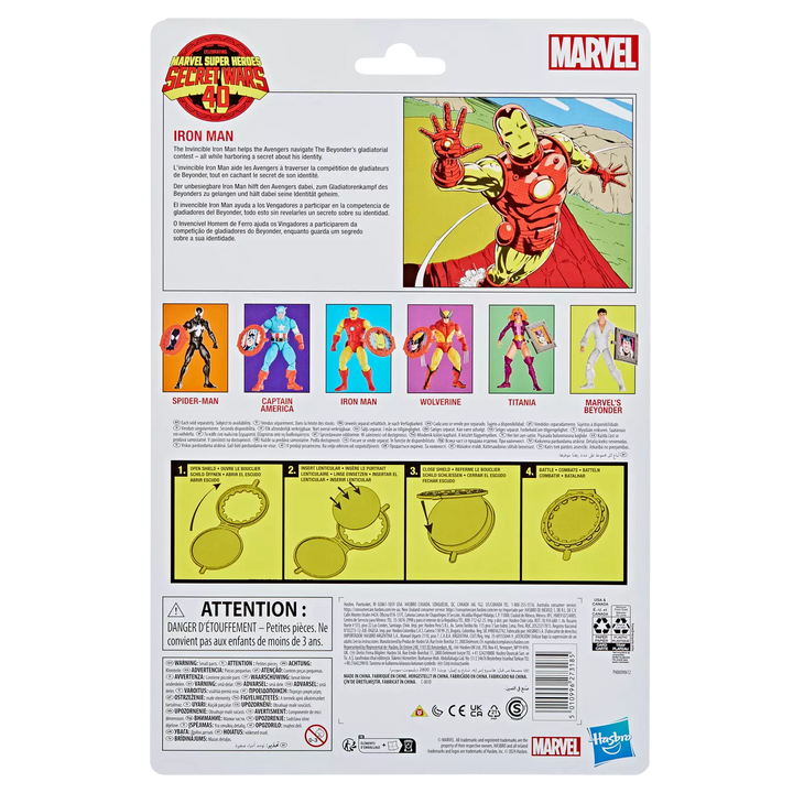 Marvel Legends Series Secret Wars Iron Man 6" Action Figure