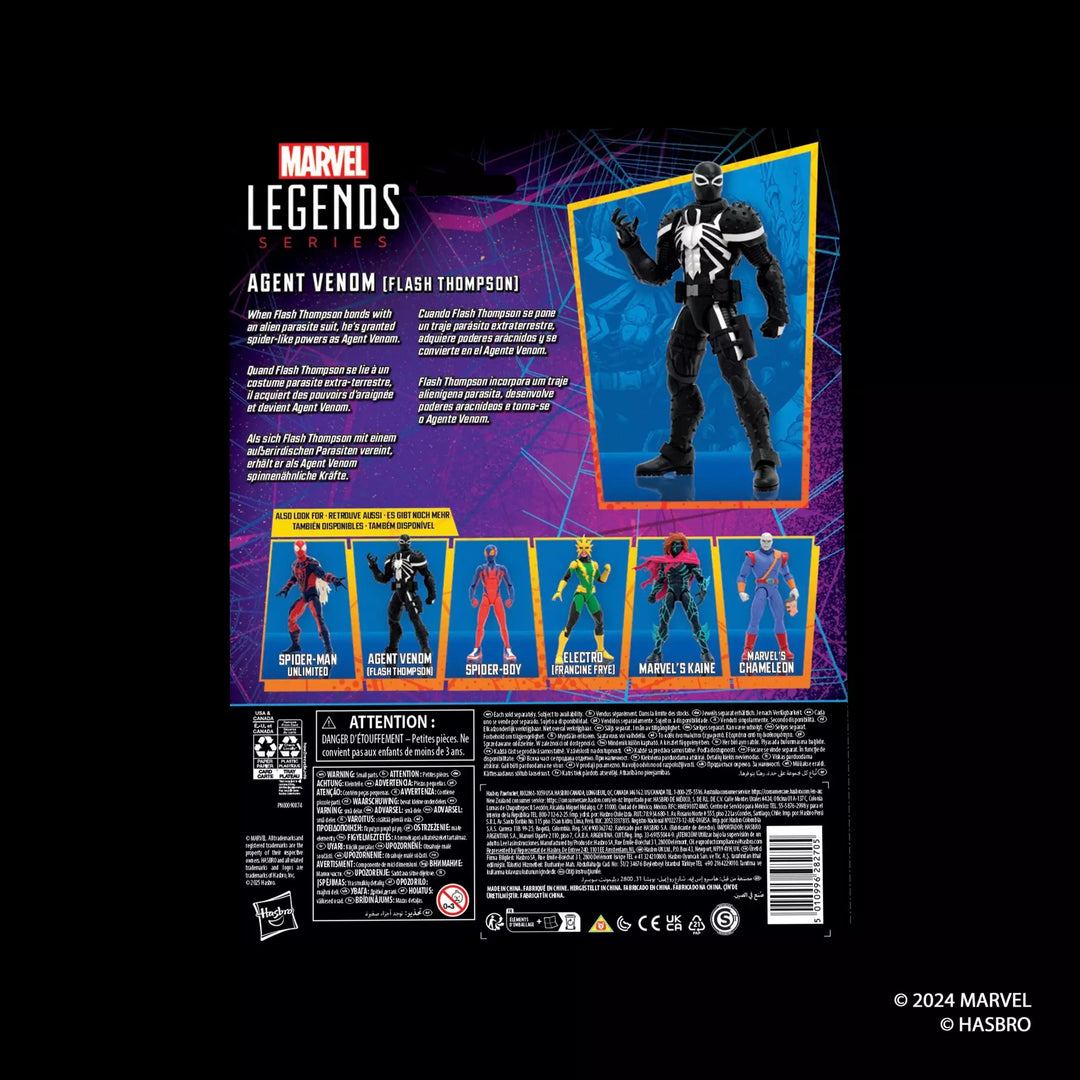 Marvel Legends Series Agent Venom (Flash Thompson) 6" Action Figure