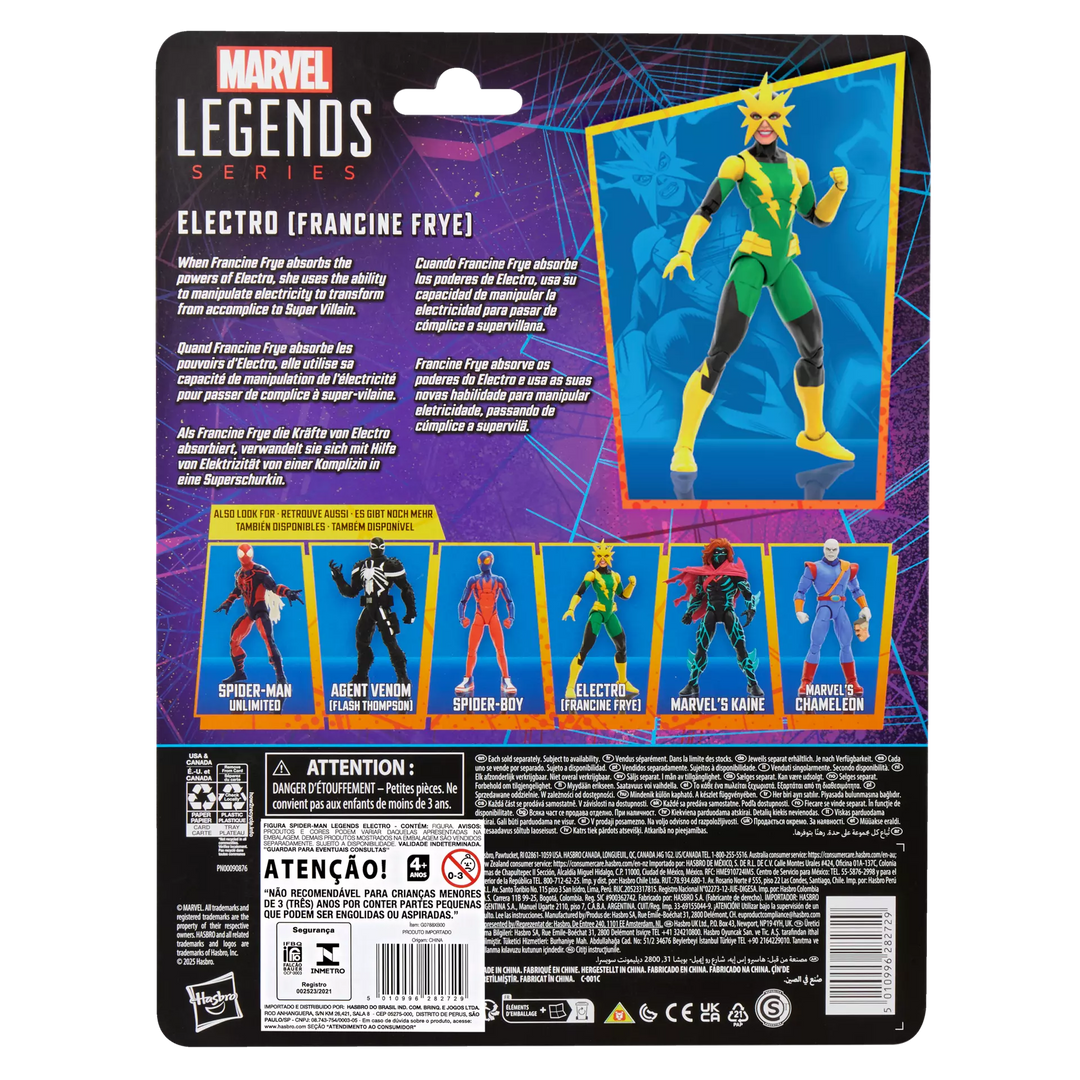 Marvel Legends Series Electro (Francine Frye) 6" Action Figure