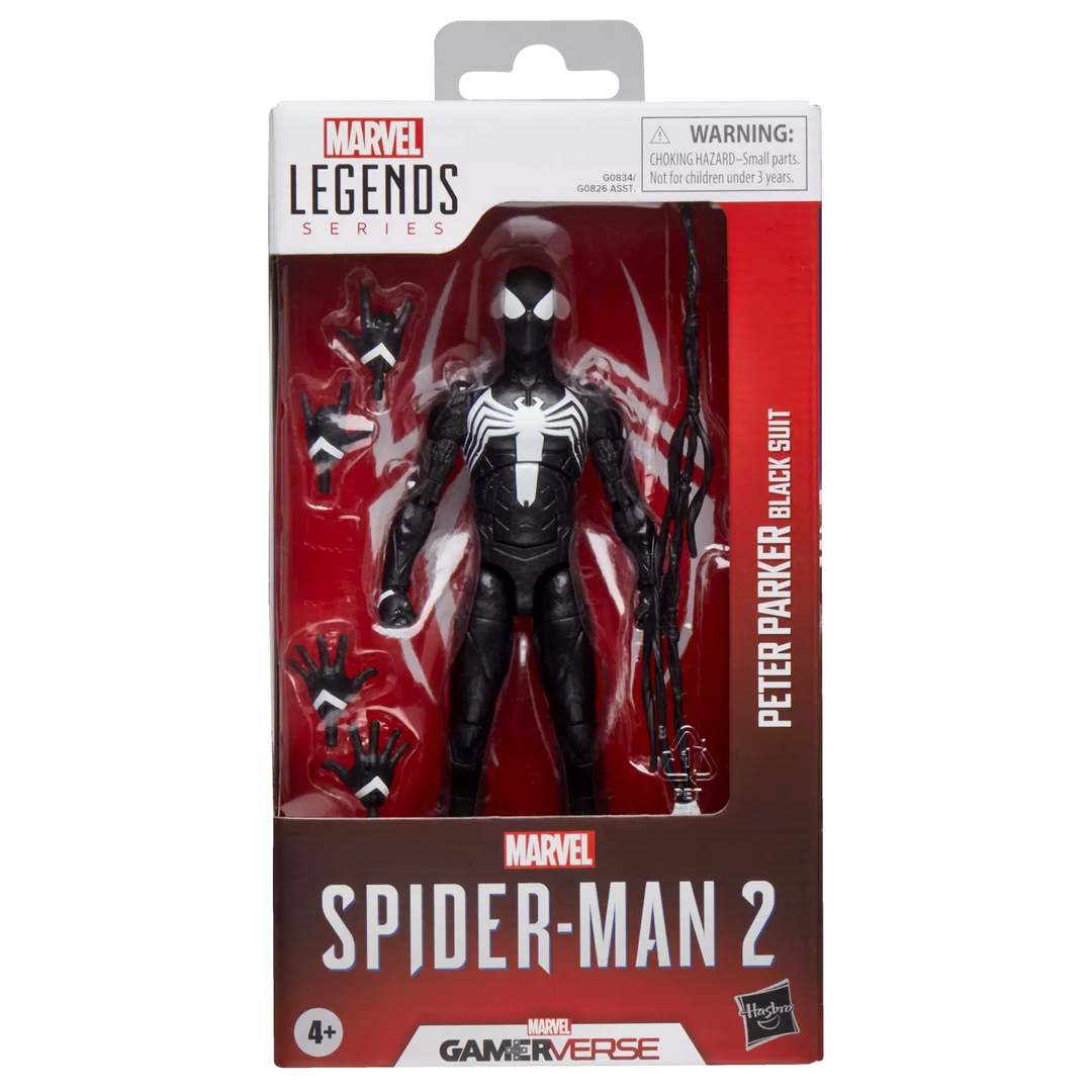 Marvel Legends Series Gamerverse Peter Parker Black Suit 6" Action Figure