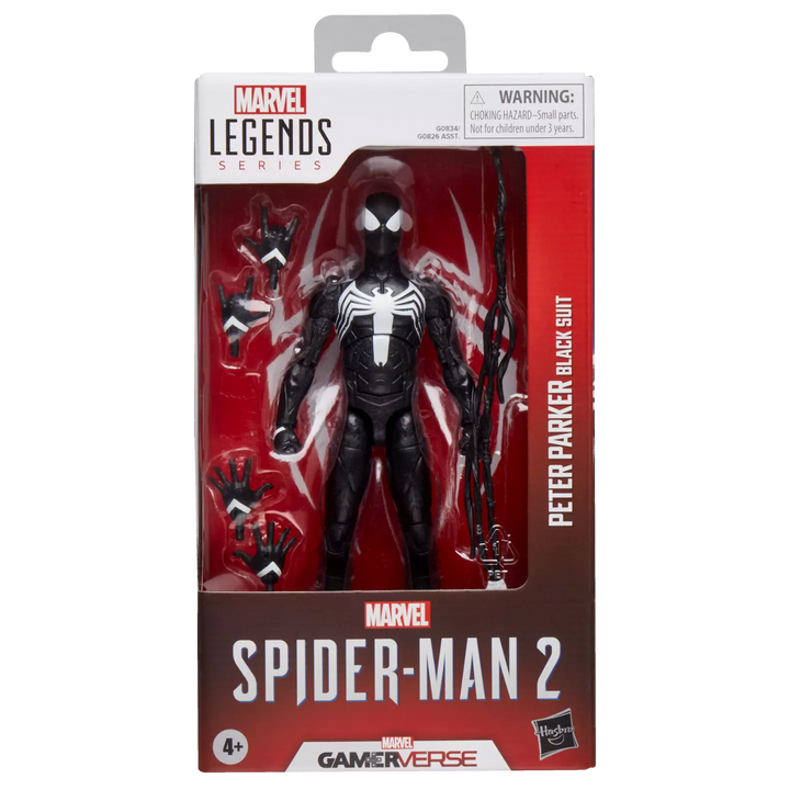 Marvel Legends Series Gamerverse Peter Parker Black Suit 6" Action Figure