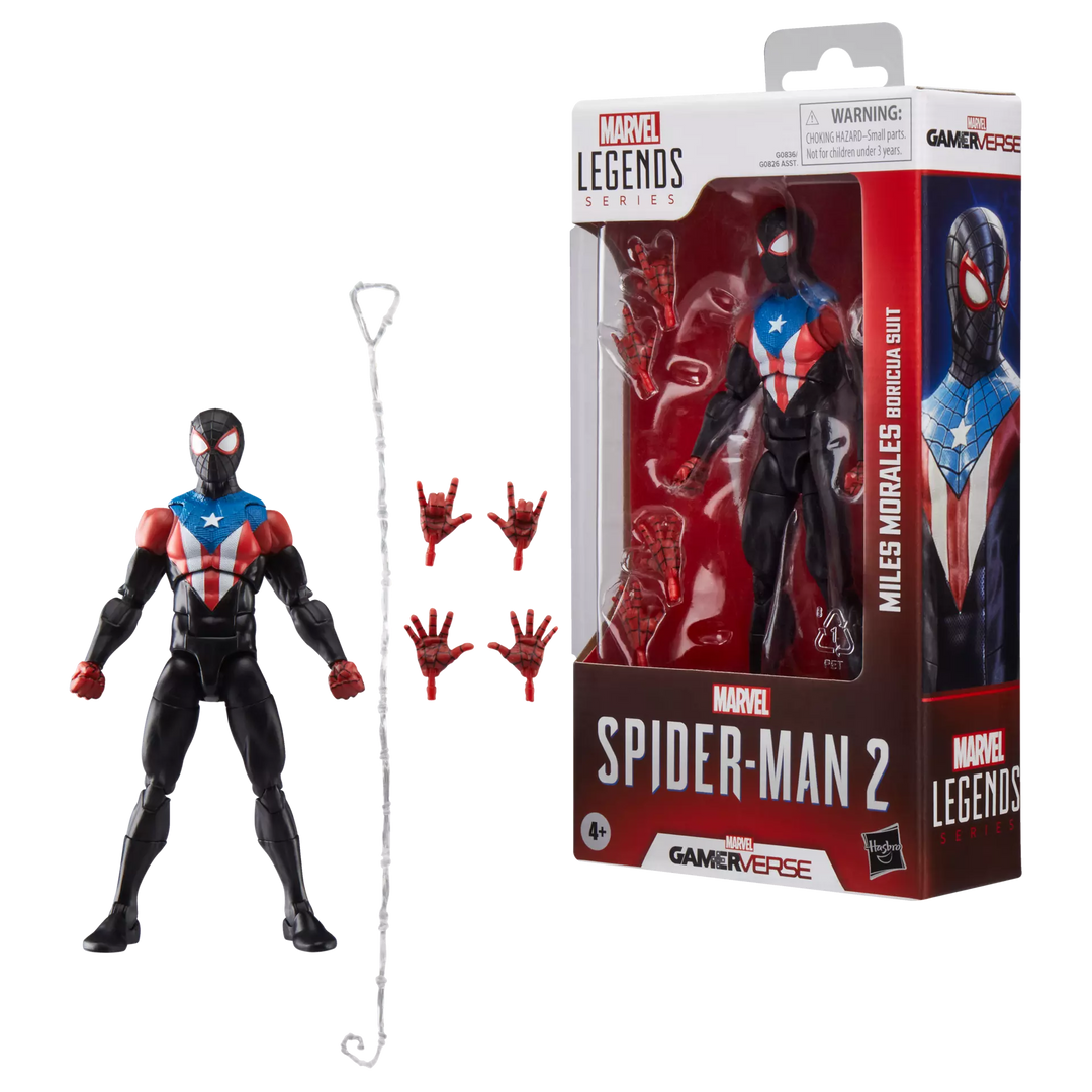 Marvel Legends Series Gamerverse Miles Morales Boricua Suit 6" Action Figure