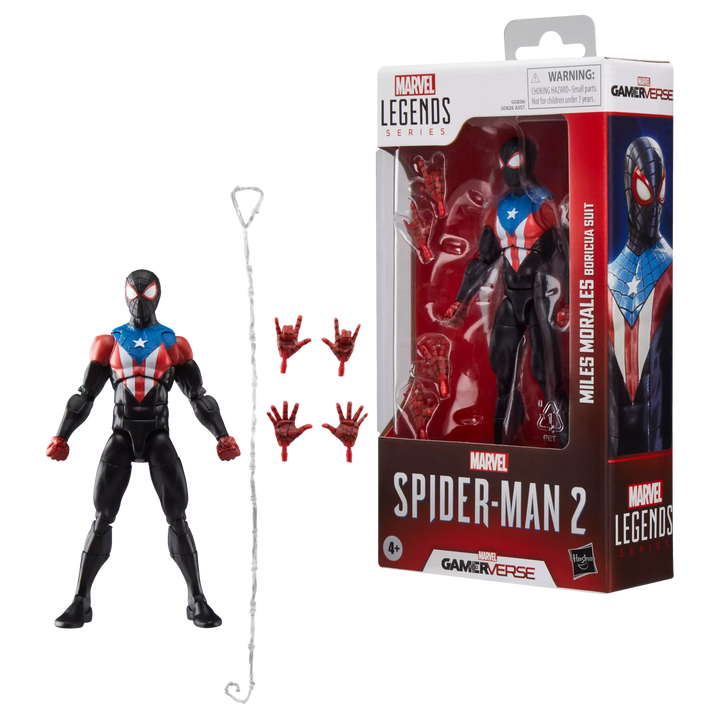 Marvel Legends Series Gamerverse Miles Morales Boricua Suit 6" Action Figure