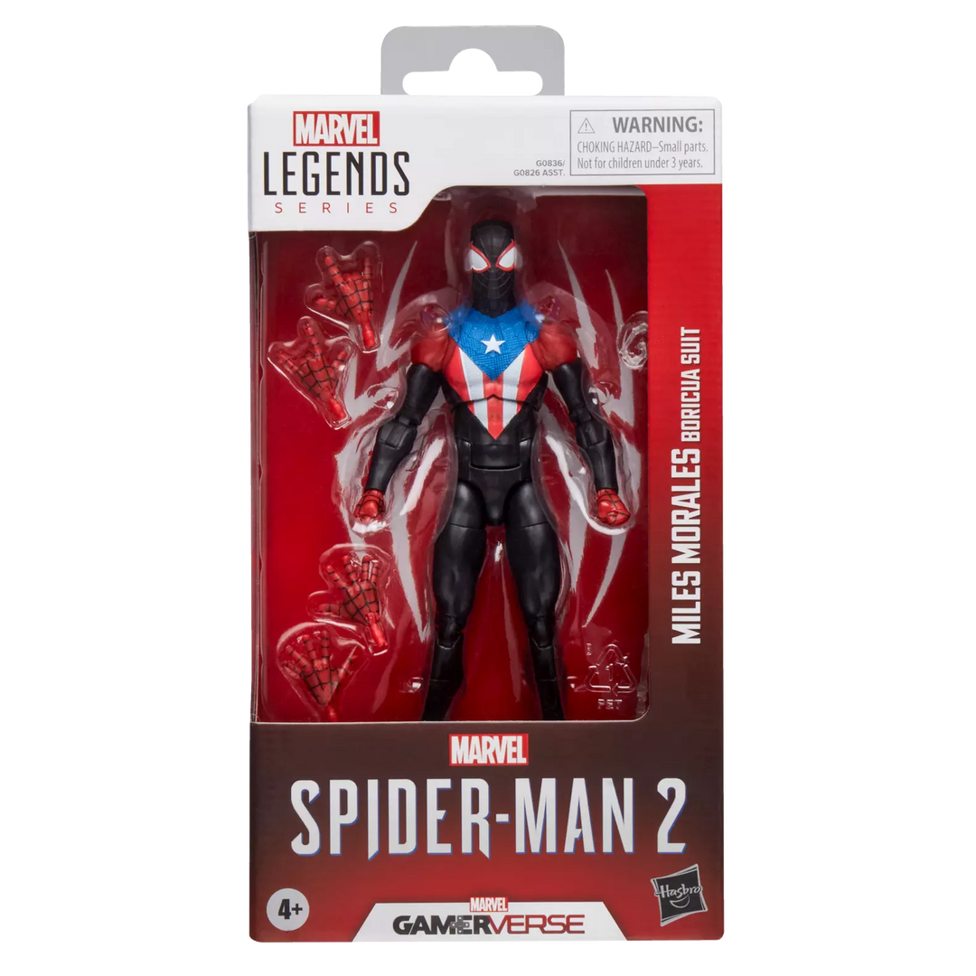 Marvel Legends Series Gamerverse Miles Morales Boricua Suit 6" Action Figure