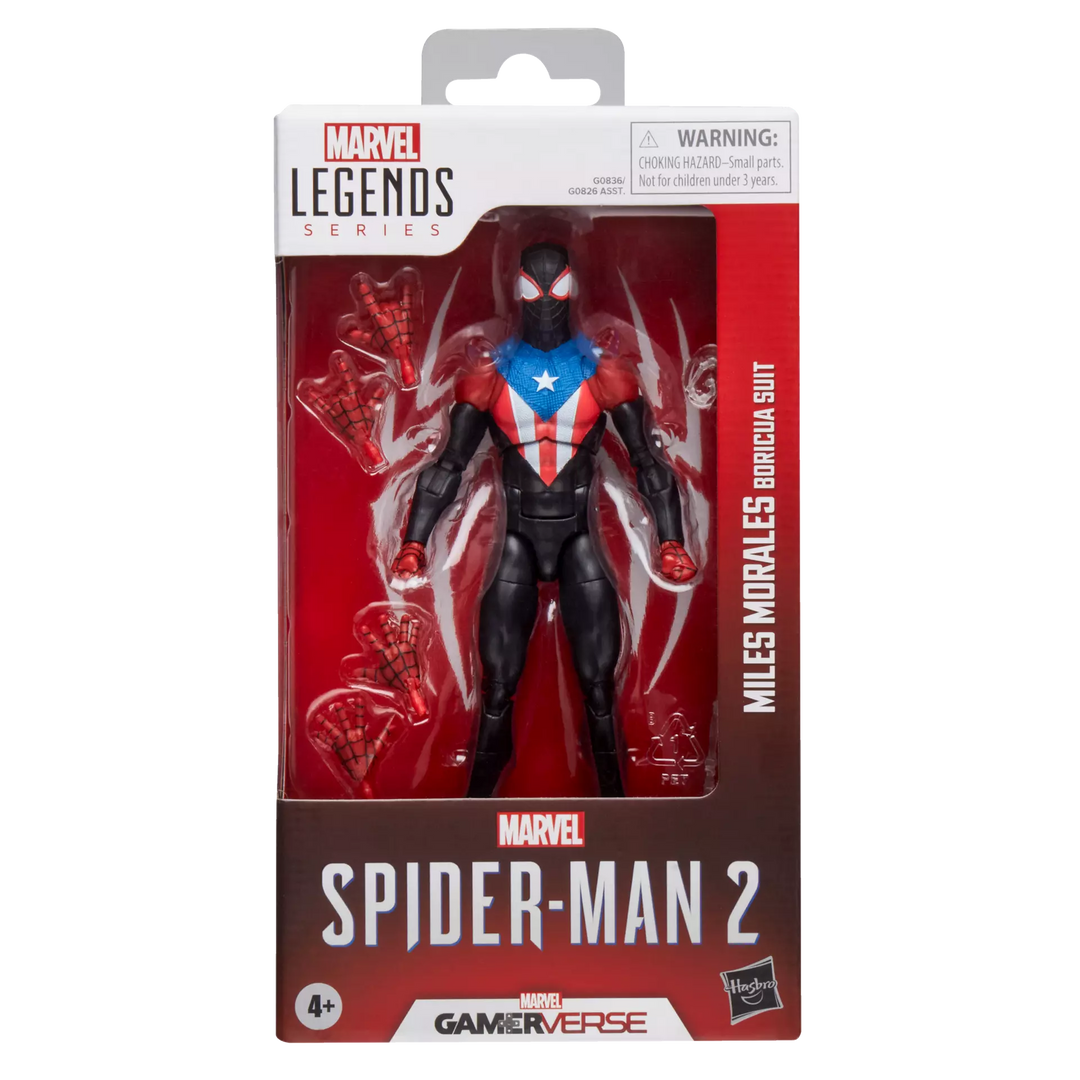 Marvel Legends Series Gamerverse Miles Morales Boricua Suit 6" Action Figure