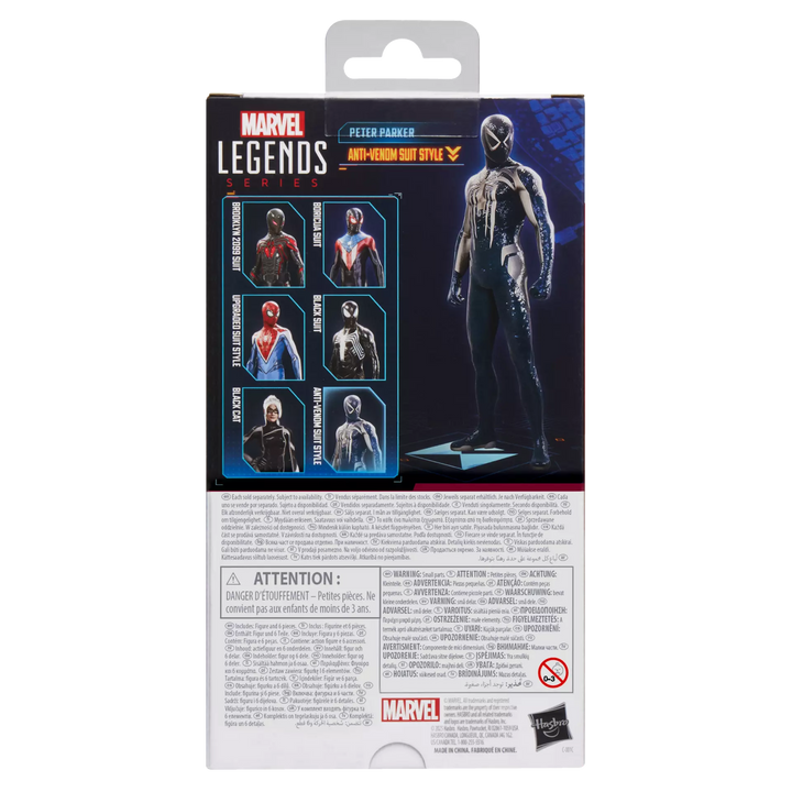 Marvel Legends Series Gamerverse Peter Parker Anti-Venom Suit Style 6" Action Figure