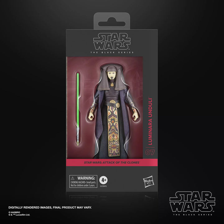 Star Wars The Black Series Luminara Unduli 6" Action Figure