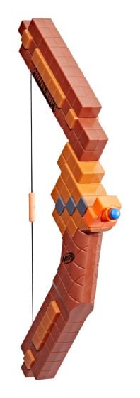 Nerf Minecraft Bow, in display