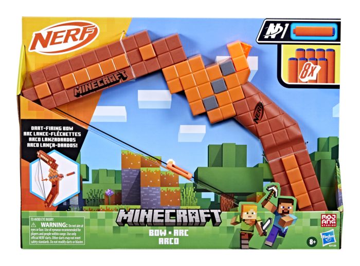 Nerf Minecraft Bow, packaging shot