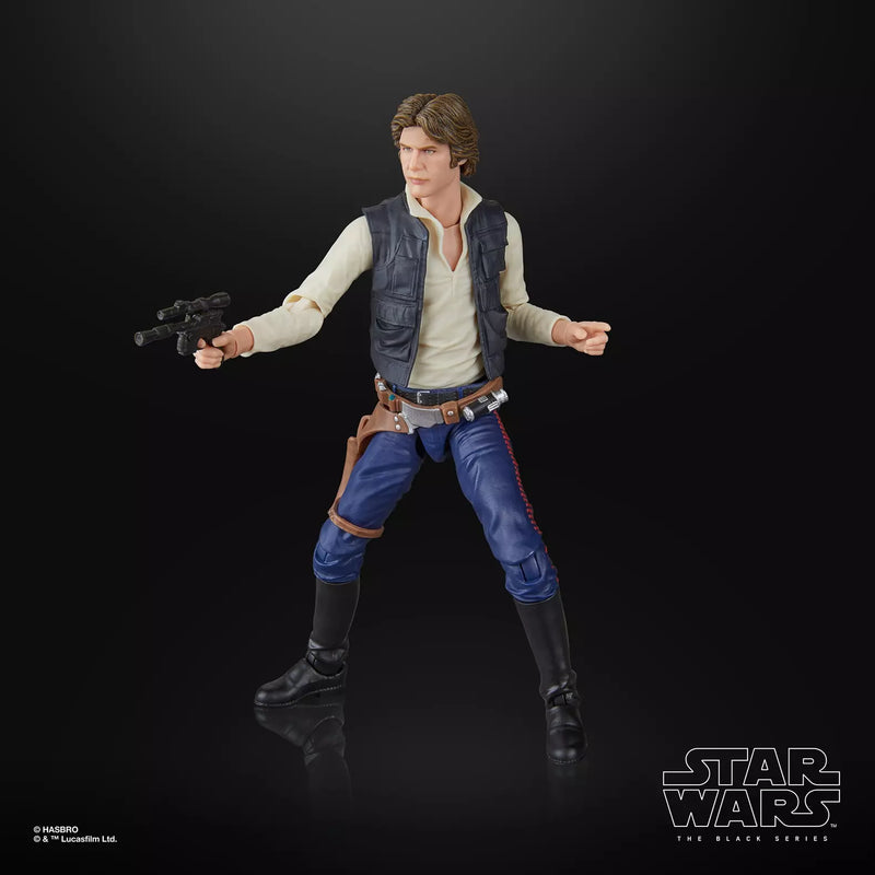 Star Wars The Black Series Han Solo (A New Hope) 6" Action Figure, side angle