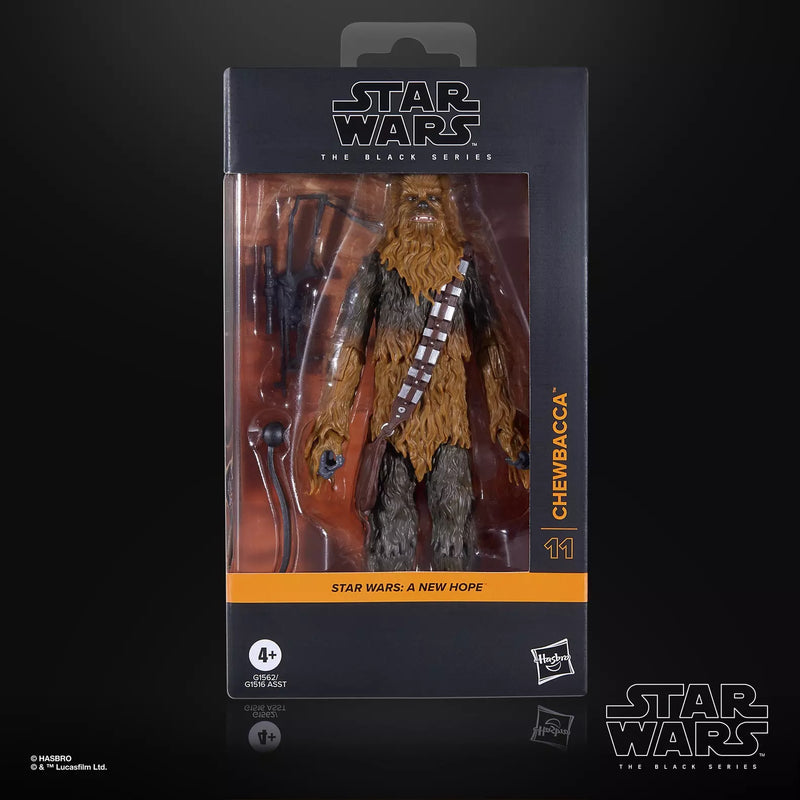 Star Wars The Black Series Chewbacca (A New Hope) 6" Action Figure, side angle