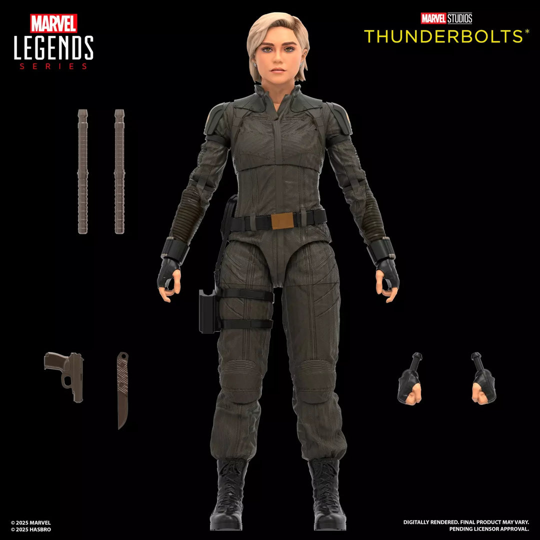 Marvel Legends Series Thunderbolts Yelena Belova and Red Guardian 6" Action Figures 2-Pack