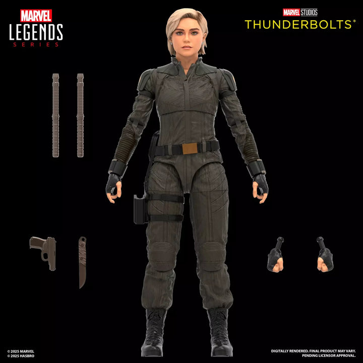 Marvel Legends Series Thunderbolts Yelena Belova and Red Guardian 6" Action Figures 2-Pack