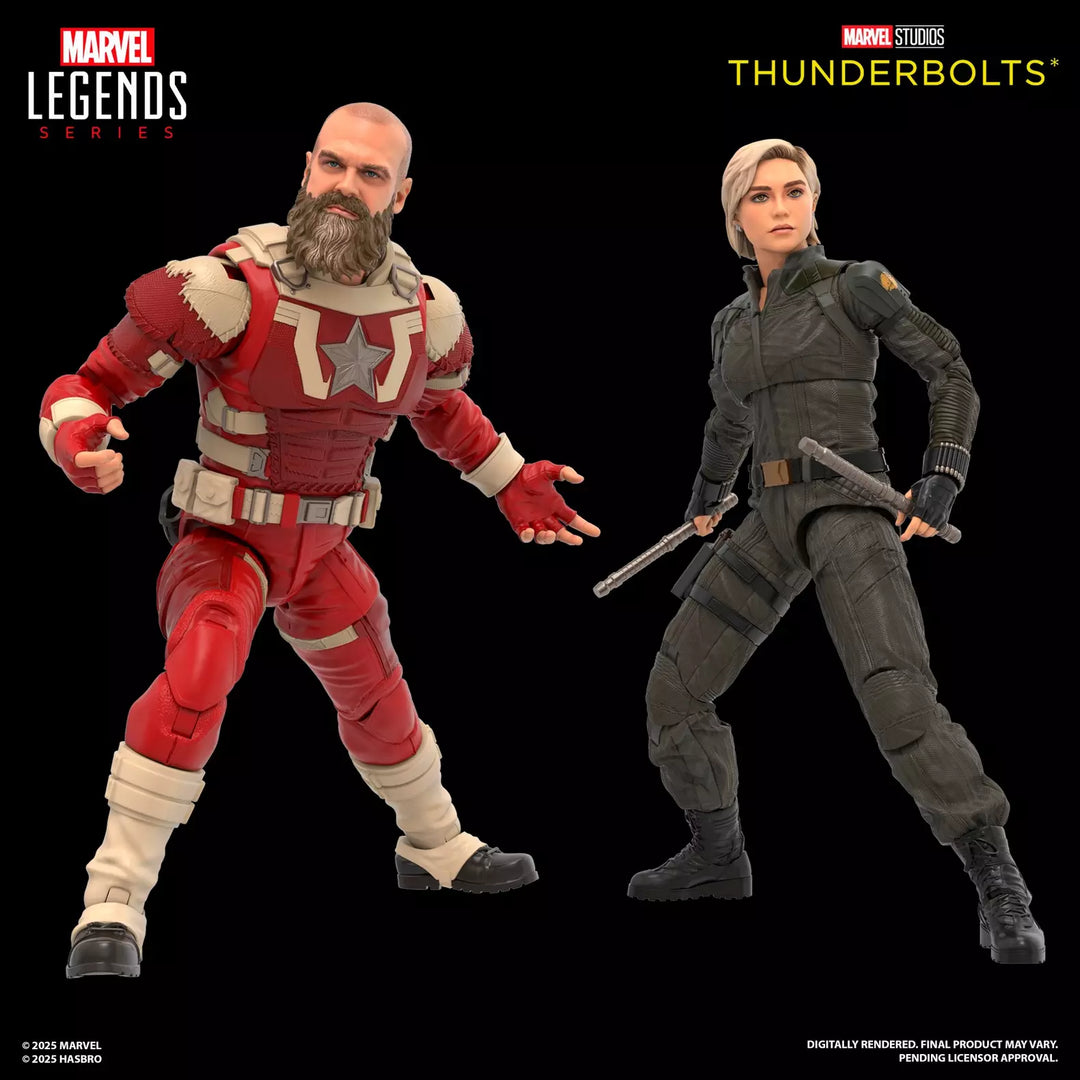 Marvel Legends Series Thunderbolts Yelena Belova and Red Guardian 6" Action Figures 2-Pack