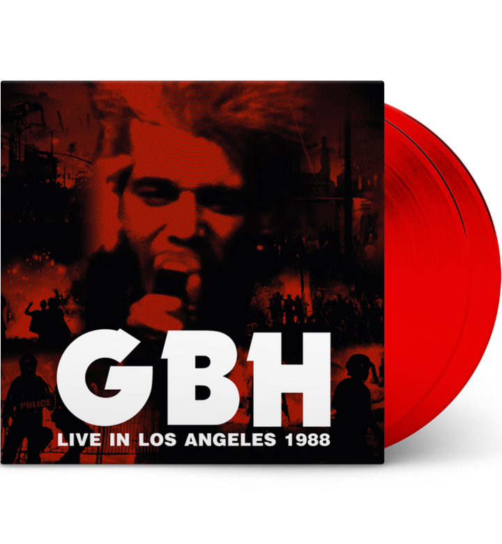 GBH – Live in Los Angeles 1988 (Double-LP on Red Vinyl)
