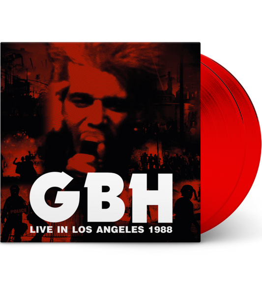 GBH – Live in Los Angeles 1988 (Double-LP on Red Vinyl) collectible from Coda Records