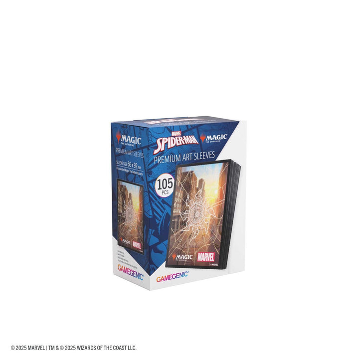 Magic: The Gathering Marvel's Spider-Man Premium Art Sleeves - Spider-Man Plains