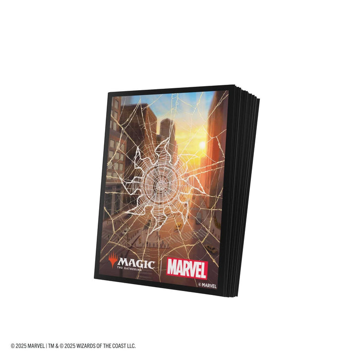 Magic: The Gathering Marvel's Spider-Man Premium Art Sleeves - Spider-Man Plains